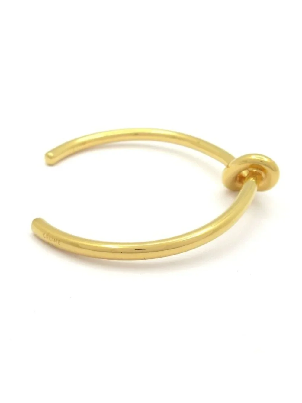 Celine Bangle Knot Extra Thin Bracelet Gold